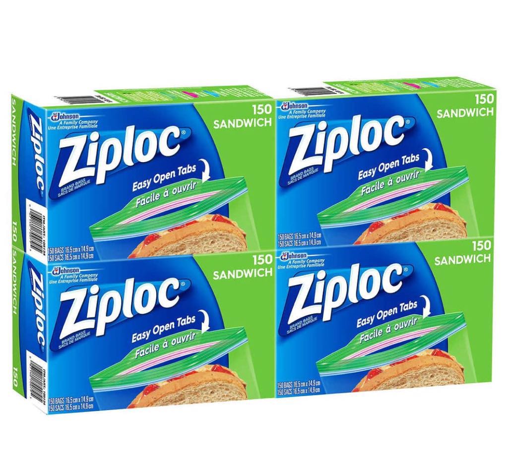 Ziploc Sandwich Bags (150pk)