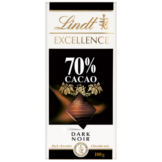 LINDT EXCELLENCE BAR 70% COCOA 35g