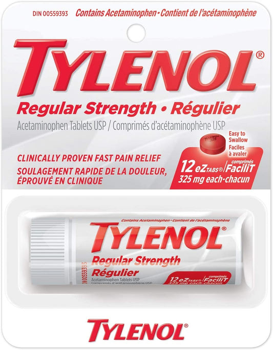 Tylenol Reg Tablets Vial