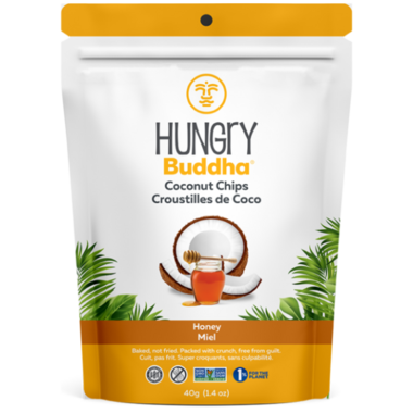 Hungry Buddha Coconut Chips Honey 40g