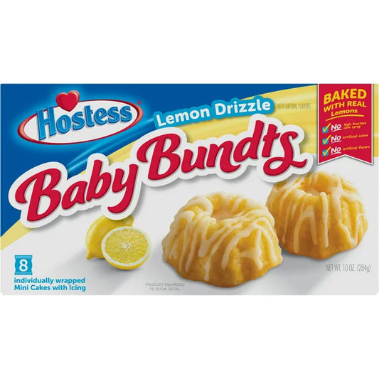 Hostess Baby Bundt Cake Lemon Drizzle 10oz