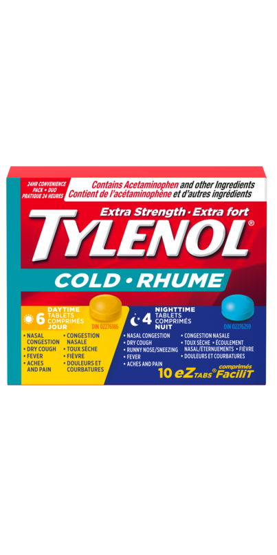 GP TYLENOL COLD COMBO PACK DT/ 10 Tablets