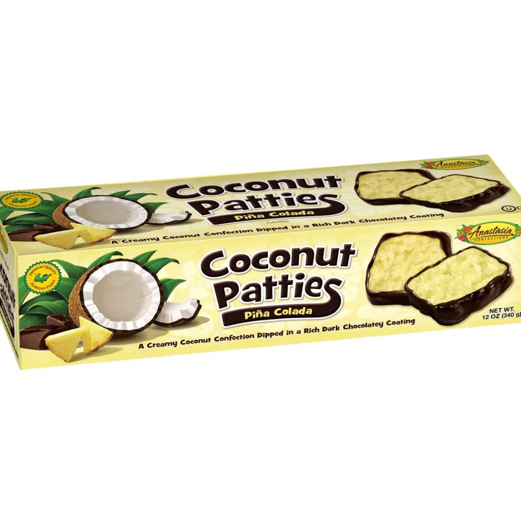 Anastasia Coconut Patties Original 2.68oz