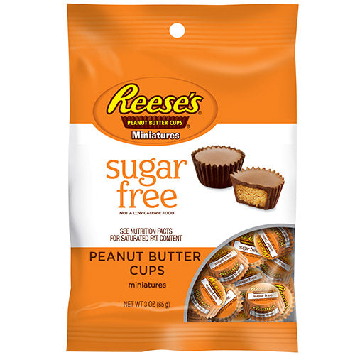 Hershey Reese's Sugar Free miniature Peanut Butter Cups 3oz