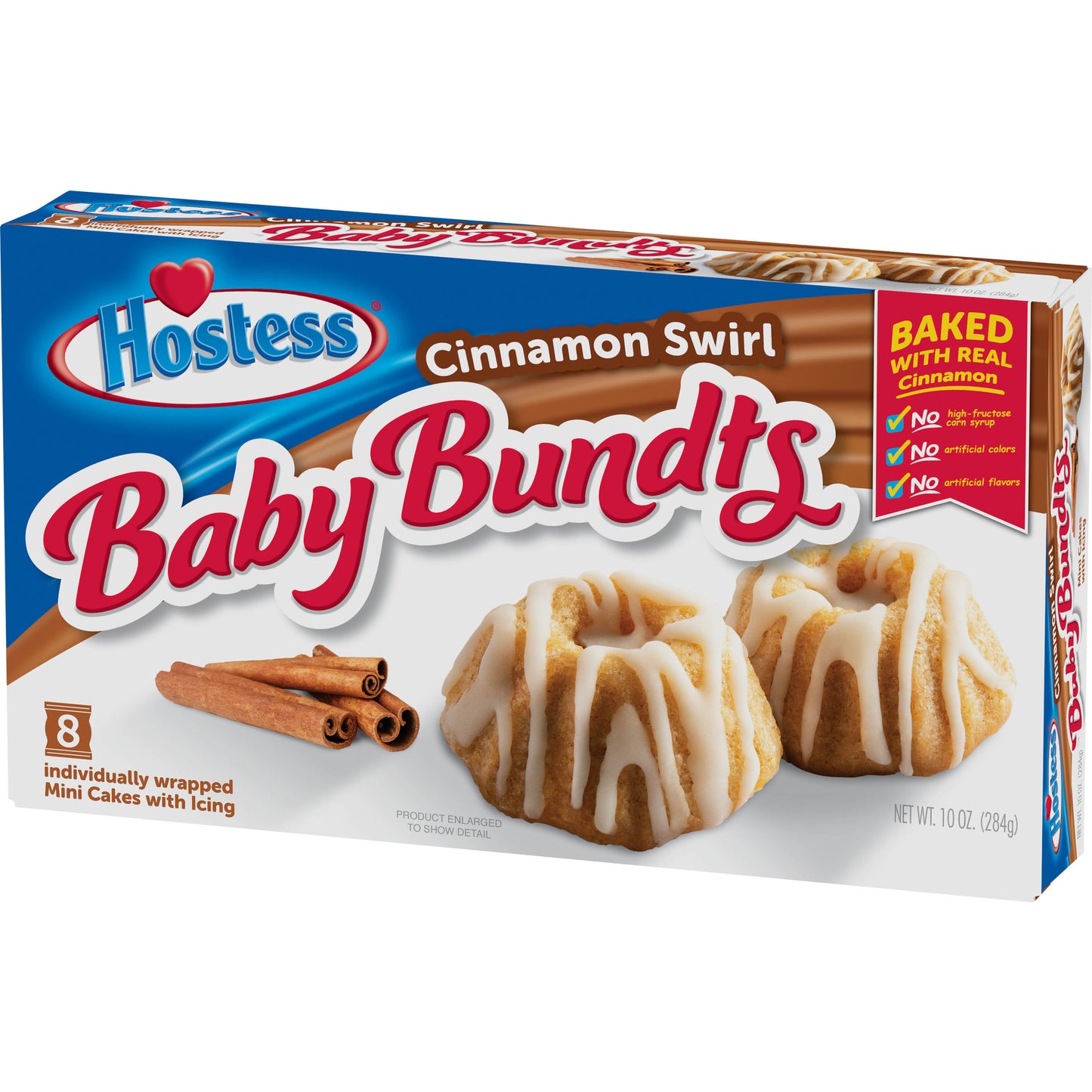 Hostess Baby Bundt Cake Cinnamon Drizzle 10oz