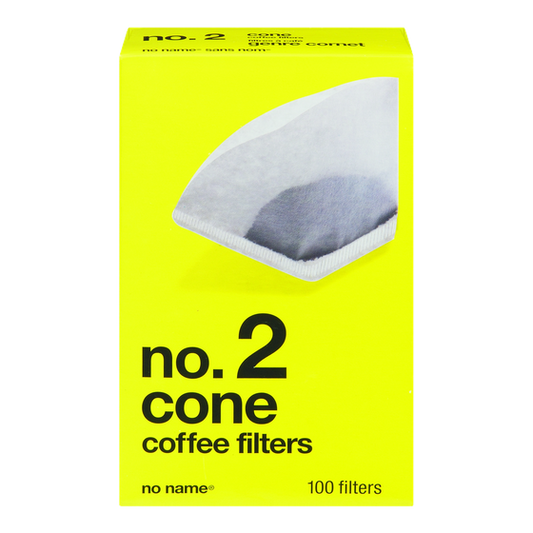 No Name No.2 Cone Coffee Filter 100pk