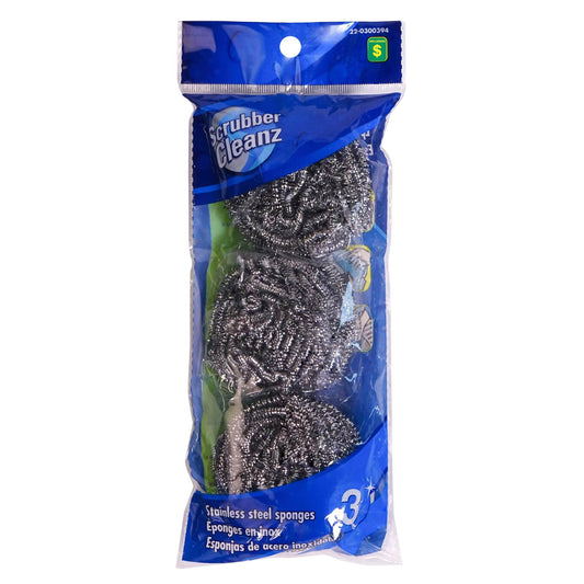 Dollarama Stainless Steel Wool Pads 3pk