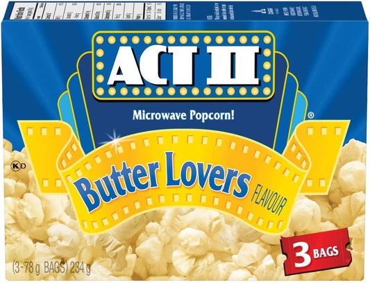 ACT II Microwave Popcorn  3Pk