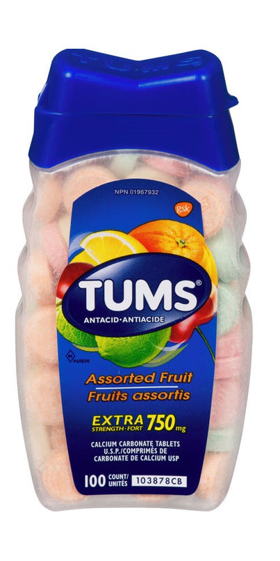 TUMS Ex Strength Ast Fruit