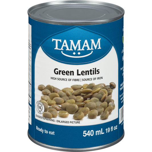 Tamam Green Lentil Can