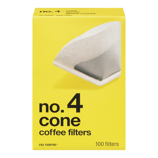No Name No.4 cone Coffee filters 100pk