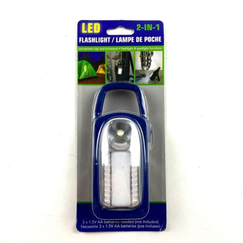 2 In 1 LED Flashlight Clip