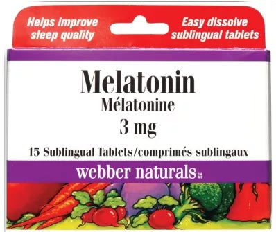 Webber Melatonin 3MG 15T