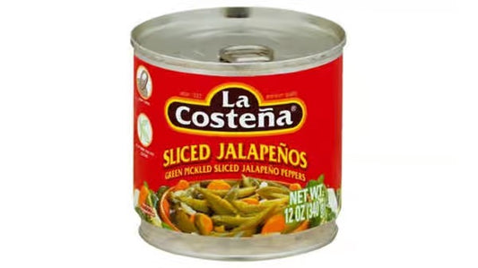 La Costena Green Pickled Sliced Jalapeño Peppers No Preservatives (6.8oz)