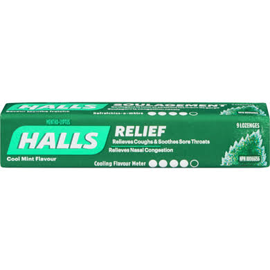 HALLS C.D. COOL MINT